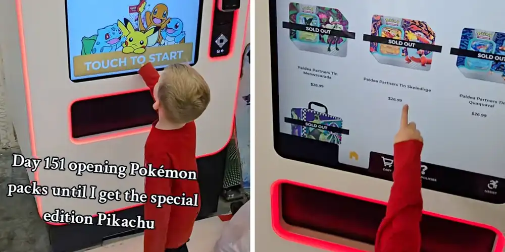 “Dystopian”: Kid races to buy Pokémon cards in viral video—but scalpers already got there