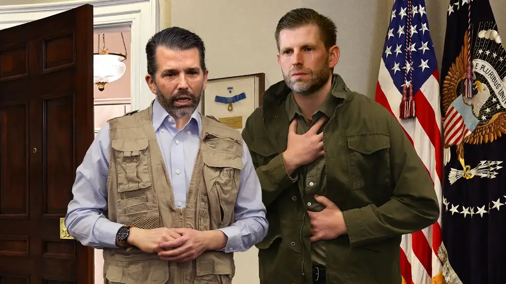 Weeping Trump Boys Told ‘Uncle Elon’ Blown Up In Rocket Accident