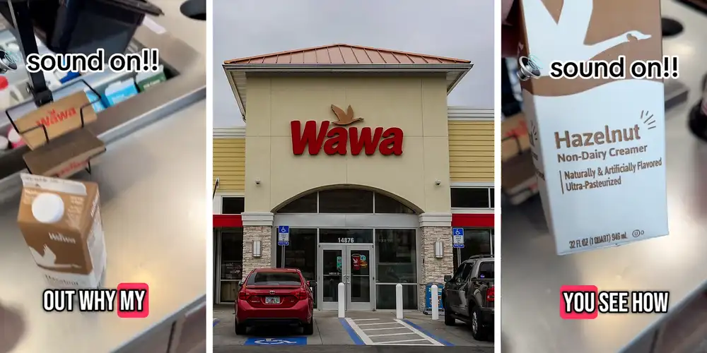 “This is ridiculous”: Woman puts Wawa’s “non-dairy” hazelnut creamer in her coffee. Then she turns the box over and reads the ingredients
