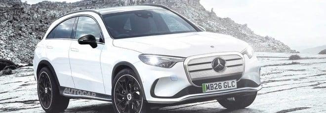 Nuova Mercedes GLC elettrica, rivoluzione di stile e 700 km di autonomia per sfidare la BMW iX3