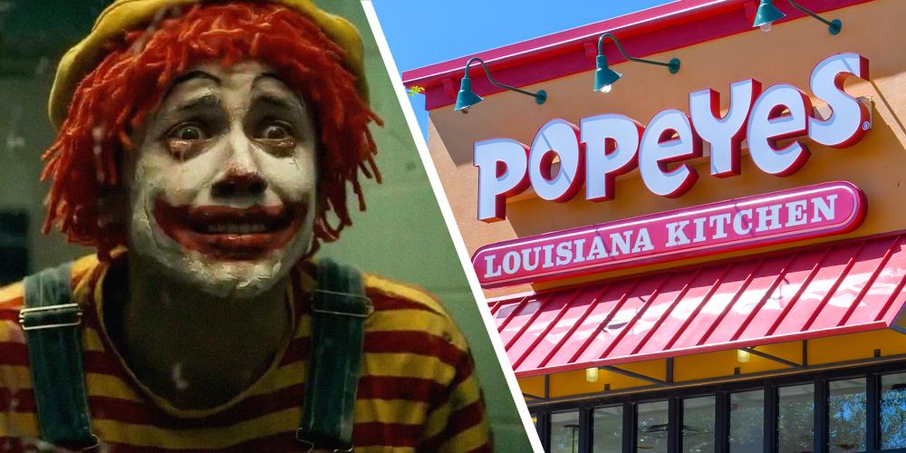 “Food be tasting funny when a clown is in the kitchen”: Popeyes mocked for creating McDonald’s “diss track” with AI after Snack Wraps released