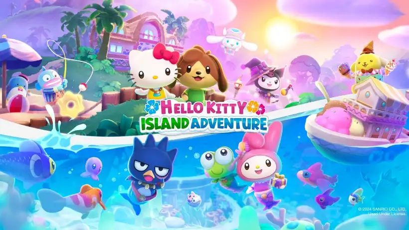 サンリオのキャラクターと一緒に冒険の旅に出る『Hello Kitty Island Adventure』がNintendo Switchで本日発売。
