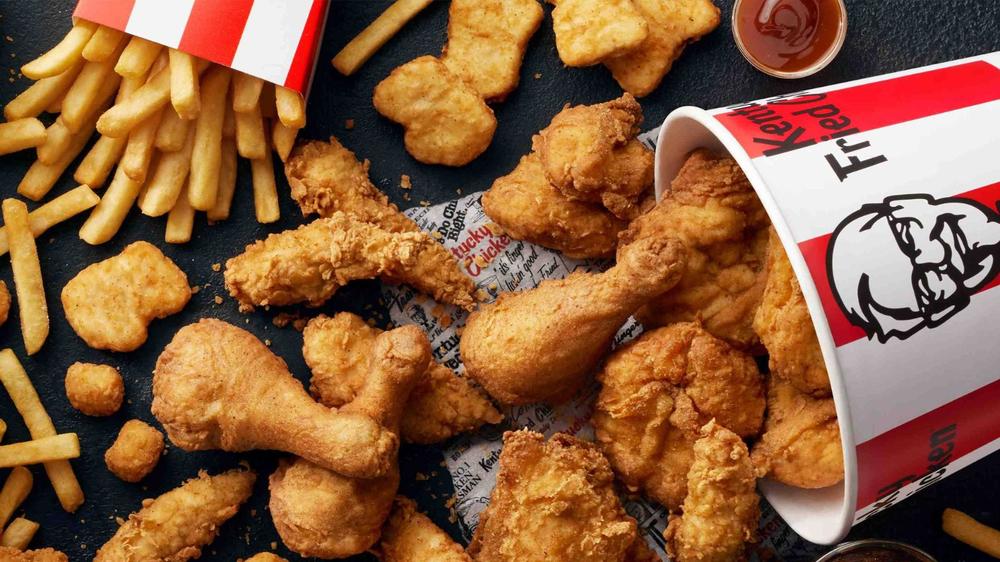 KFC lets customers trade chicken-related items for free fried chicken