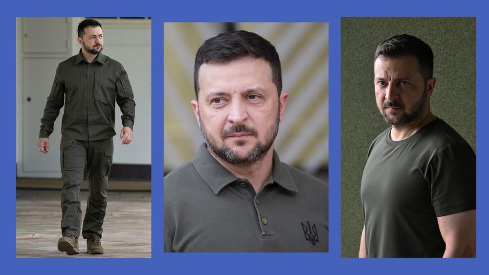 Why does Zelensky not wear a suit?