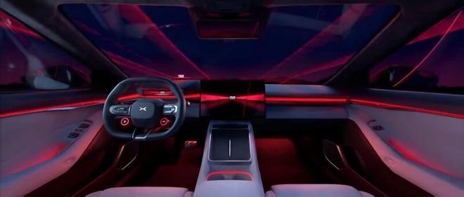 Nuova Xpeng P7, interni e tecnologia della fastback elettrica: prime informazioni