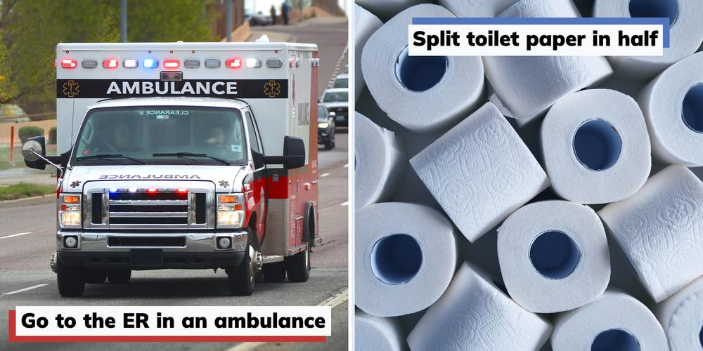 From splitting toilet paper to demagnetizing water: The worst life hacks people actually tried