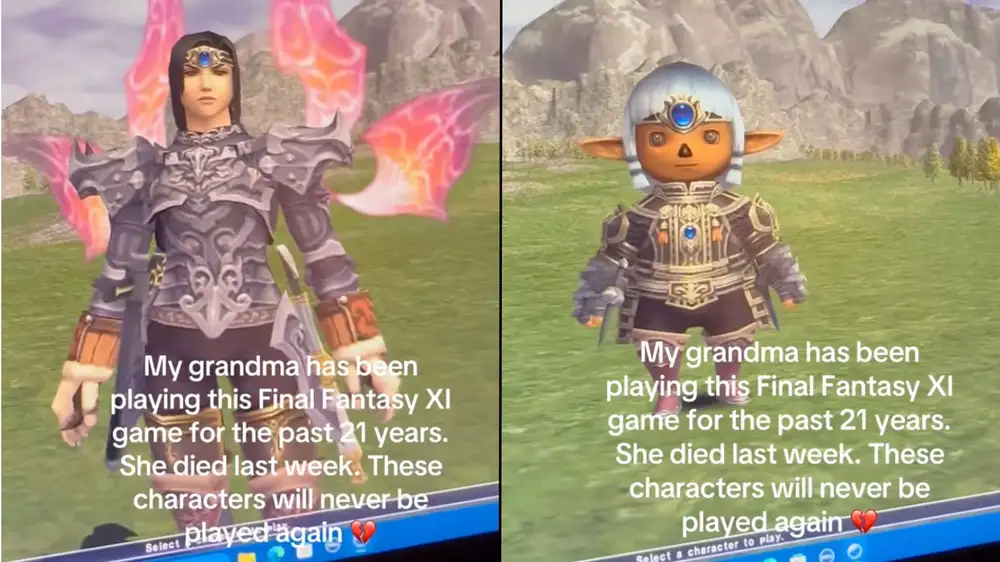 Grandma’s 21-year-long Final Fantasy game goes viral after her death