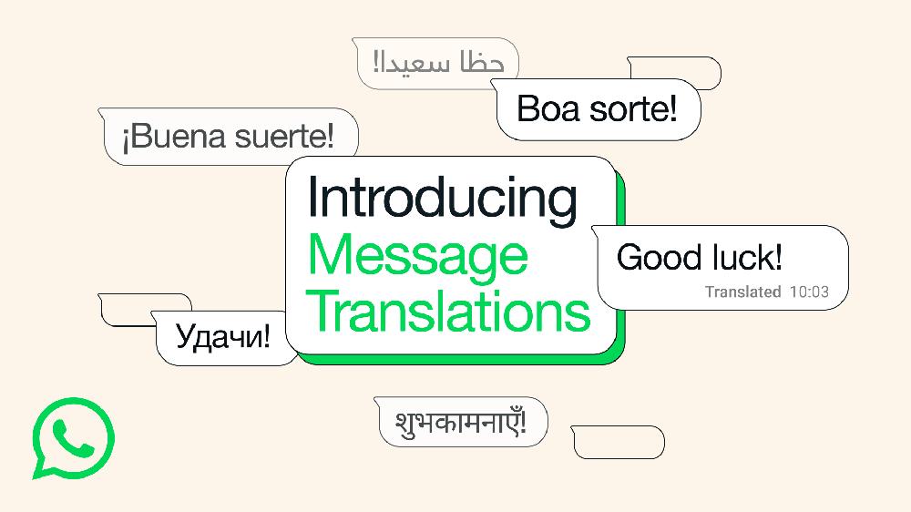 WhatsApp adds built-in text translations on iPhone and Android