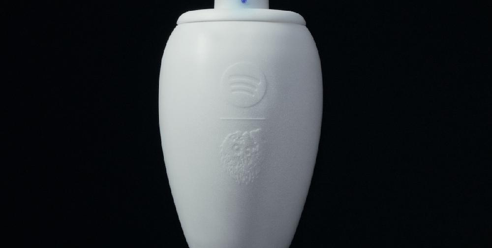 Spotify and Liquid Death release a limited-edition speaker shaped like… an urn?