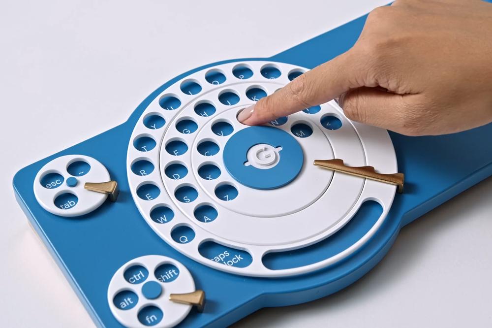 Google Japan’s concept keyboard is inspired by rotary phones