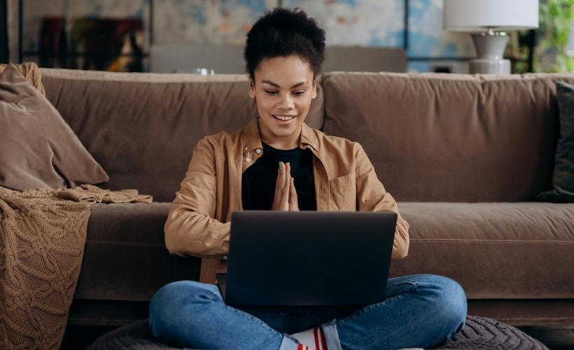 Woman Typing ‘SASSYSUMMERSTYLE’ Into Promo Code Box Just in Case