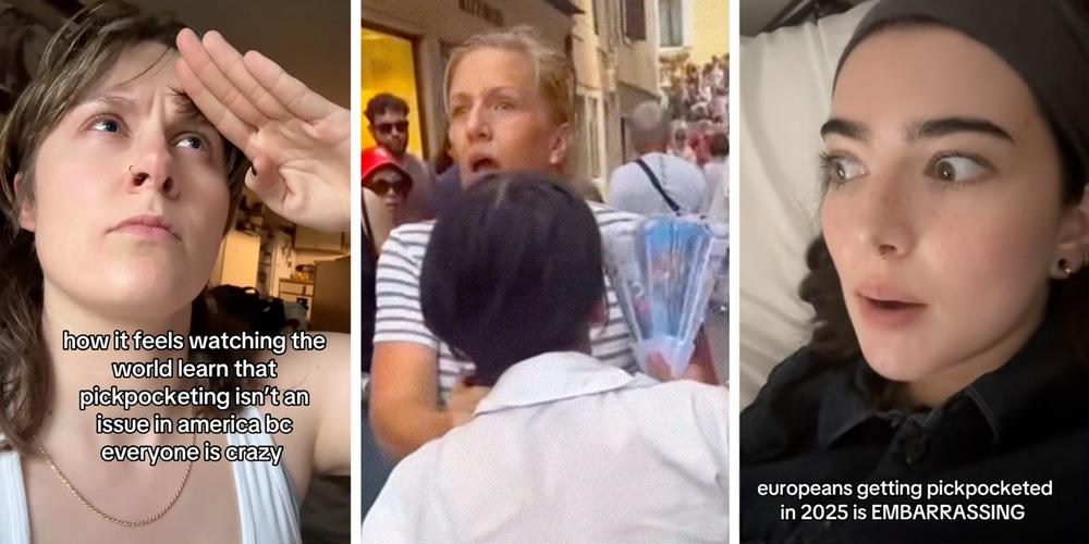 “Take it from me, I dare you”: Americans unite in unhinged patriotism after American woman singlehandedly takes down Italian pickpocket