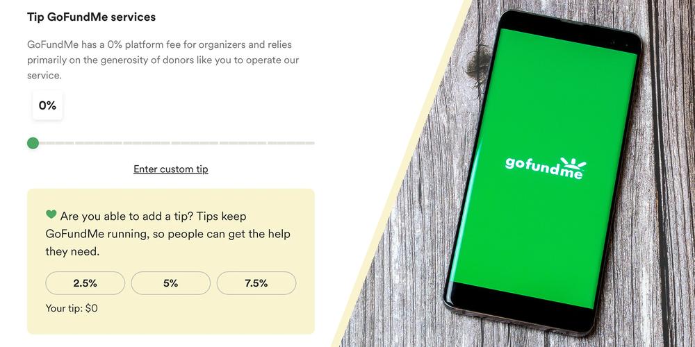 “I have seen it all now”: People are calling out the tipping feature on GoFundMe for being unnecessary