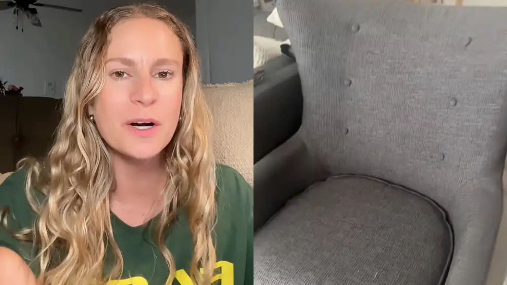 TikToker goes viral after “blue” chair taught her she’s colorblind