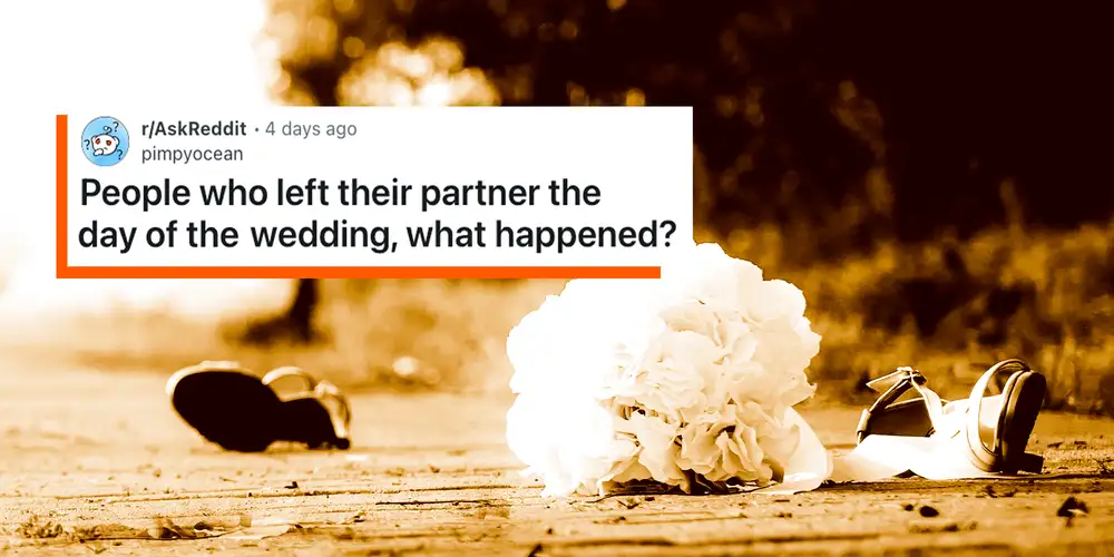 11 stories of brides and grooms who left their partners on the day of the wedding: “It was worth every penny”