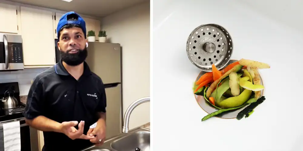 Maintenance expert shows how to clean your garbage disposal—all you need is ice cubes, dish soap