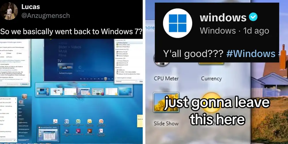 Microsoft posts shady video suggesting Apple ripped off the “liquid glass” design