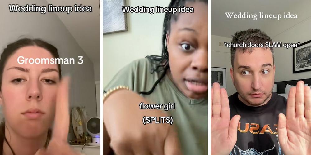 Fantasy wedding lineups are TikTok’s latest obsession, and they’re equal parts hilarious and unhinged