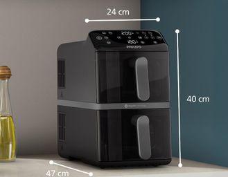 Maxi capacità, minimo ingombro: la friggitrice salvaspazio Philips da 10 litri è in offerta su Amazon