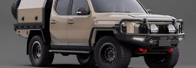 Ecco come trasformare il nuovo pickup KIA Tasman in un vero fuoristrada