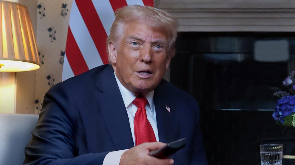 Bored Trump Spends Night Channel Surfing For New Shows To Cancel