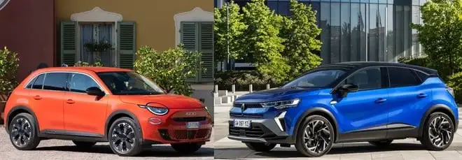 FIAT 600 vs Renault Captur a confronto: la sfida tra B-SUV