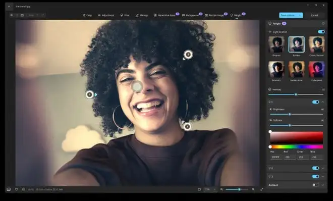 Windows Foto si aggiorna con AI: luce dinamica e ricerche smart