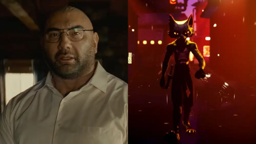 Dave Bautista is making a Cat Assassin game with writer of Stray