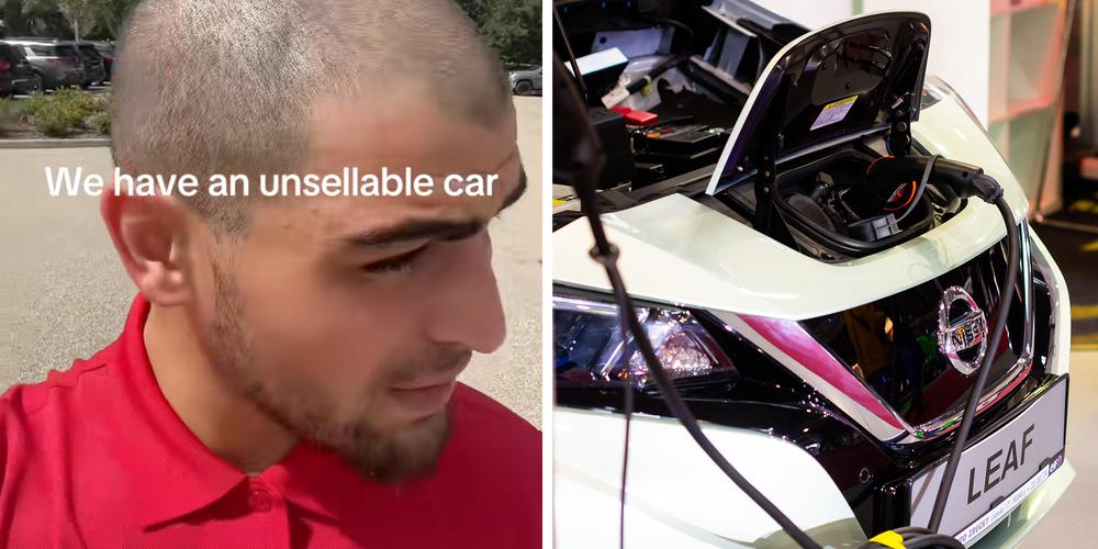 “End times for sure”: Man believes he was fired from dealership job for social media video saying the Nissan Leaf is the least sellable car on the lot