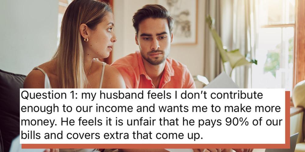 “He asks why he should pay for my life”: Man making $700K wants wife to cover her own car, retirement, and daily expenses