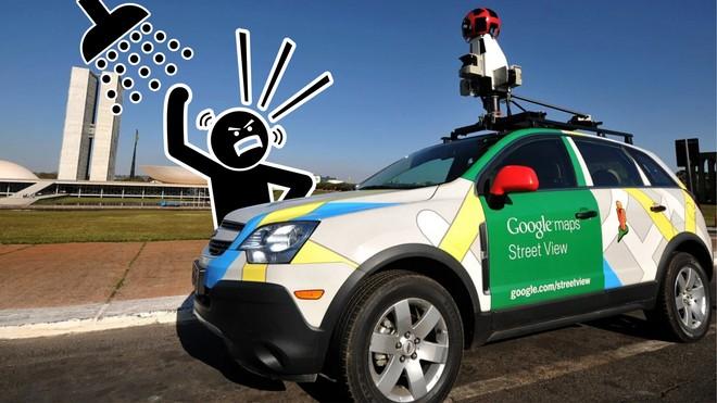 Italiano fa causa a Google Street View: stava facendo la doccia in giardino
