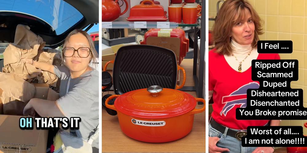 “They did a bait and switch on us”: Le Creuset apologies after disappointing mystery box event in Connecticut goes viral