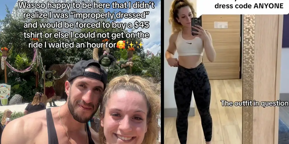 “We were clearly singled out”: Woman calls out Disney for dress-coding her over a sports bra while others wore less