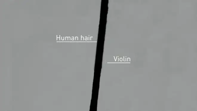 Il violino più piccolo del mondo è invisibile a occhio nudo