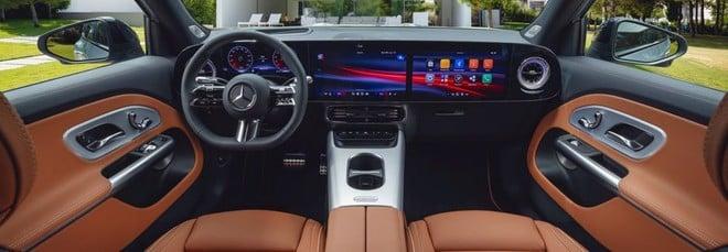 Anteprima nuova Mercedes GLB: interni e tecnologia del SUV elettrico ed ibrido