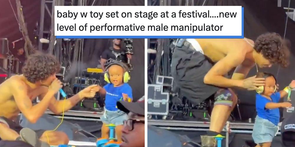 Critics call Dominic Fike “performative” after he brought his kid onstage at Lollapalooza