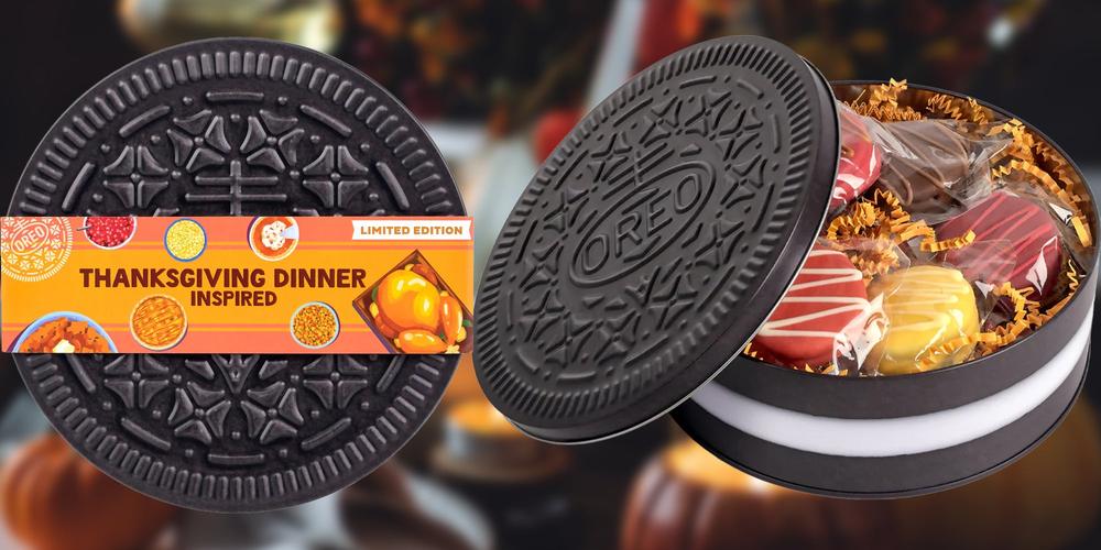 Oreo drops a full Thanksgiving dinner cookie lineup, including turkey and creamed corn. Reviews are mixed