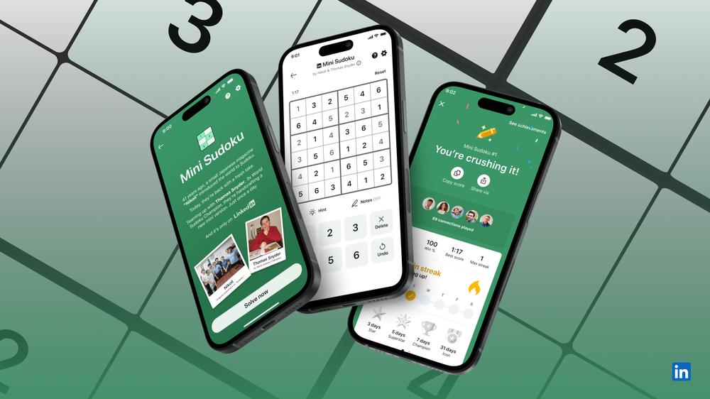 LinkedIn’s Mini Sudoku is a clever twist on the classic puzzle