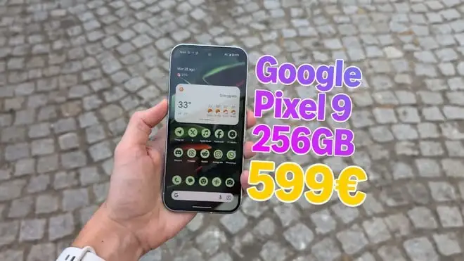 Google Pixel 9 256GB: prima volta a meno di 600€ con il doppio sconto Amazon