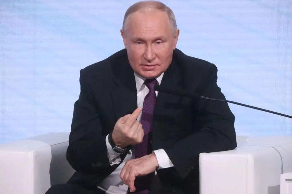 Putin claims Russia will use frozen assets to restore territories 'damaged' in its war