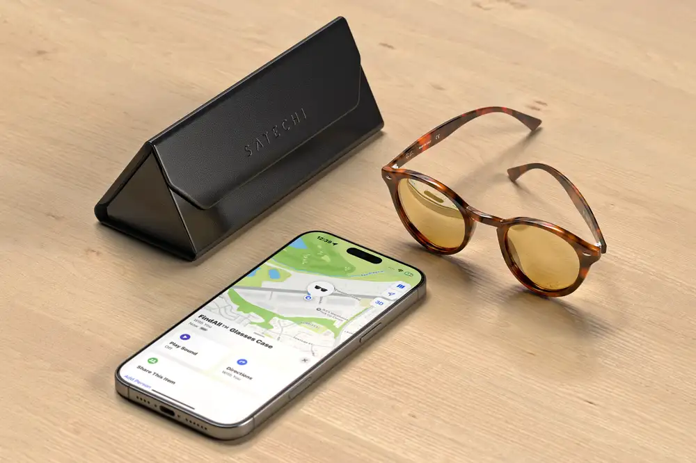 You can track Satechi’s new glasses case using Apple’s Find My network