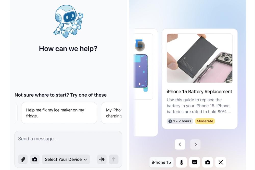 iFixit’s FixBot helps with repairs ‘the way a master technician would’