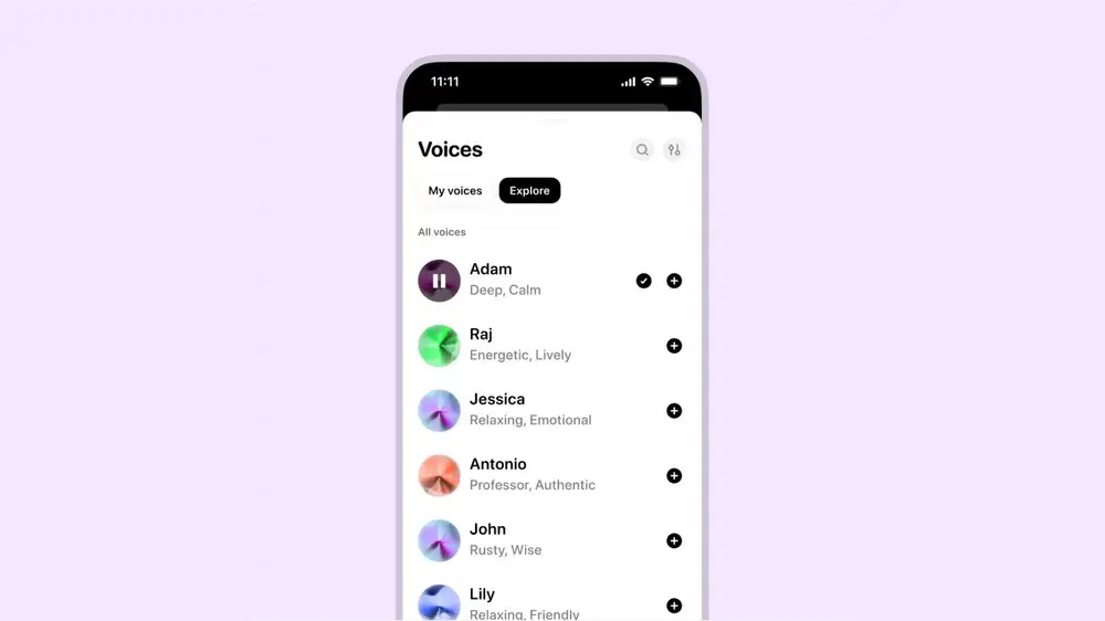 ElevenLabs releases a standalone voice generation app