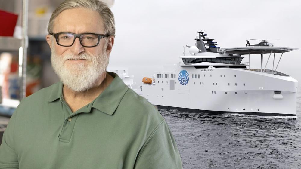 Valve’s Gabe Newell commissions $300 million deep-sea research vessel