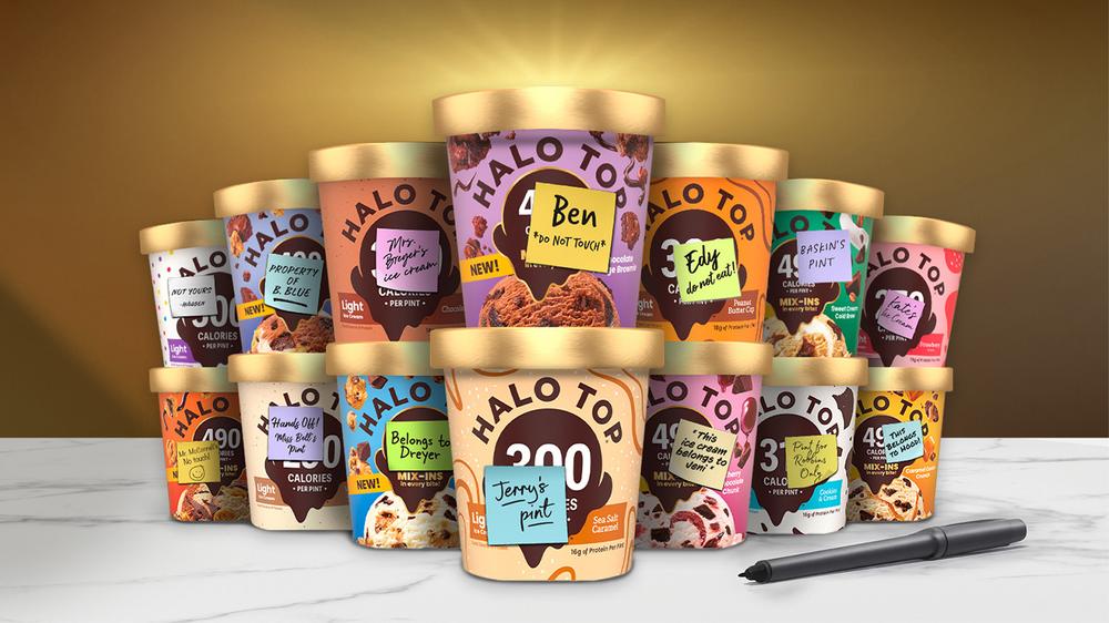 Halo Top is giving away 8,000 pints to anyone named after an ice cream brand