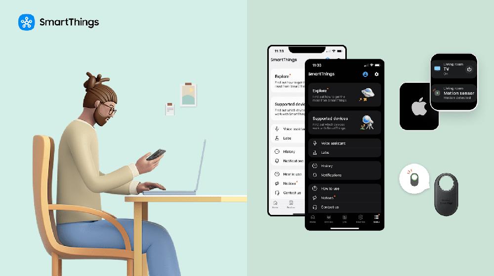 Now you can just tell SmartThings how to automate your home