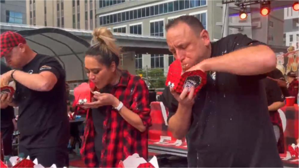 Joey Chestnut devours 26.5 pounds of poutine to win another World Eating Championship