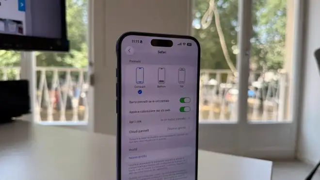 Safari in iOS 26: tre diversi layout tra cui poter scegliere, Liquid Glass per tutti