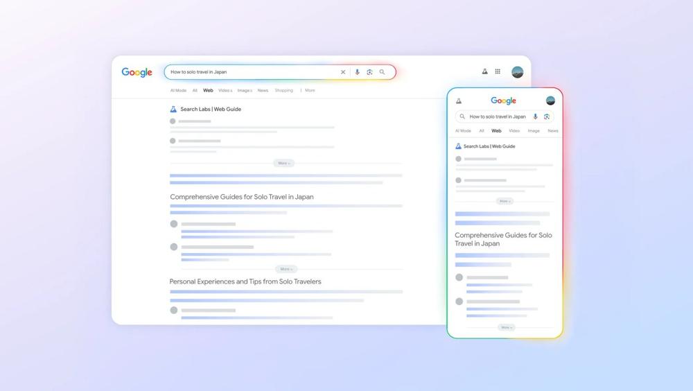 Google’s new Web View search experiment organizes results with AI
