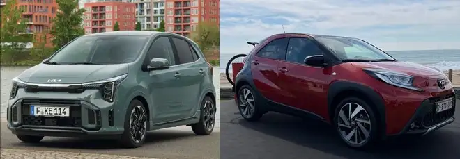 KIA Picanto vs Toyota Aygo X, sfida tra city car: confronto, caratteristiche e prezzi